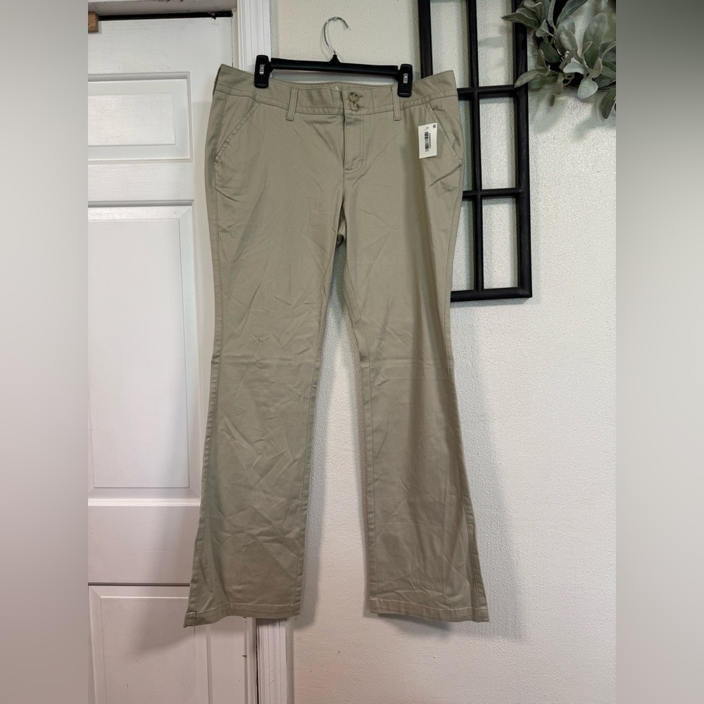NWT Arizona Youth Khaki Bootcut Jean Size 15L